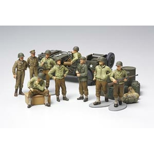 TAM32552 - 1/48 WWII US ARMY INFANTRY & JEEP