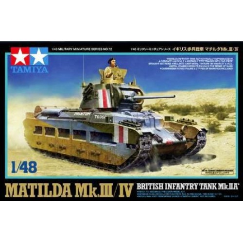 TAM32572 - 1/48 MATILDA MKIII/IV BRITISH INFANTRY TANK (PLASTIC KIT)