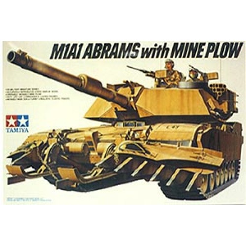 TAM35158 - 1/35 M1A1 ABRAMS W/MINE PLOUGH