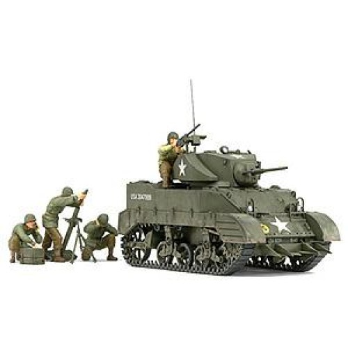 TAM35313 - 1/35 M5A1 WITH 4 FIGURES (PLASTIC KIT)