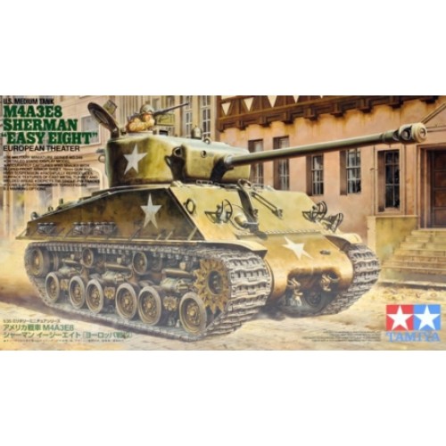 TAM35346 - 1/35 M4A3E8 SHERMAN EASY EIGHT MEDIUM TANK (PLASTIC KIT)