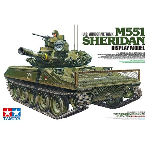 TAM36213 - 1/16 U.S. AIRBORNE TANK M551 SHERIDAN (DISPLAY MODEL) (PLASTIC KIT)