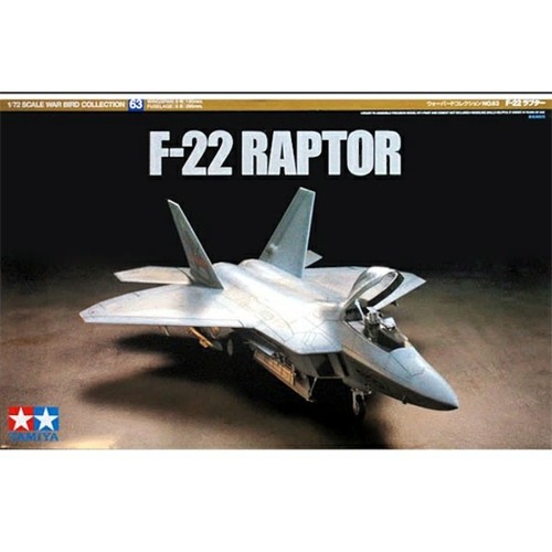 TAM60763 - 1/72 F-22 RAPTOR (PLASTIC KIT)