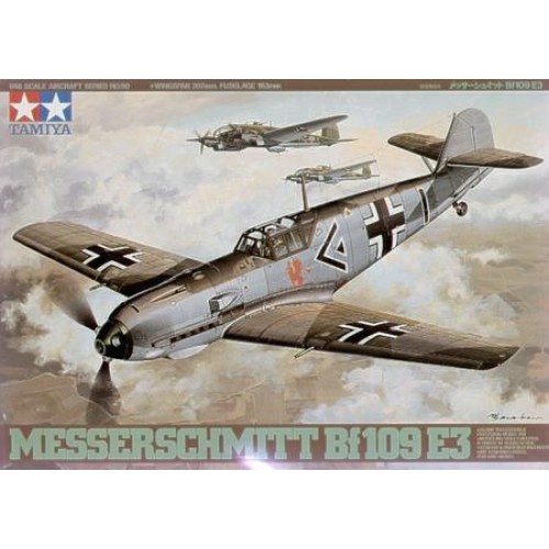 TAM61050 - 1/48 MESSERSCHMITT BF109 E-3 (PLASTIC KIT)