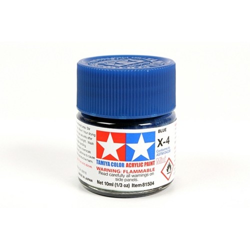 TAM81504 - ACRYLIC MINI X-4 BLUE PACK OF 6