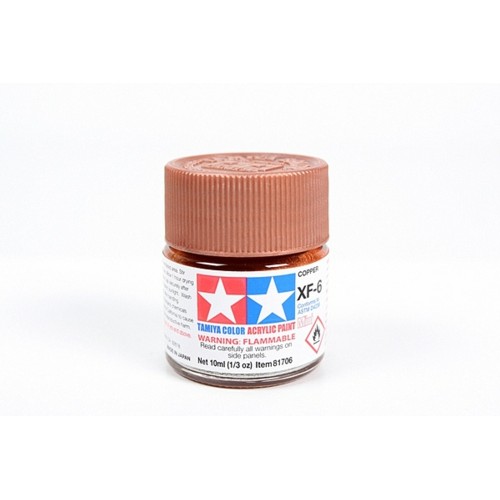 TAM81706 - ACRYLIC MINI XF-6 COPPER PACK OF 6