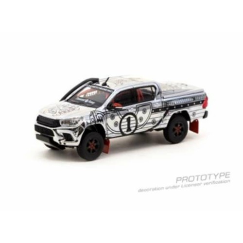 TCT64041OP22 - 1/64 TOYOTA HILUX THOUSAND SUNNY, WHITE/GREY/BLACK