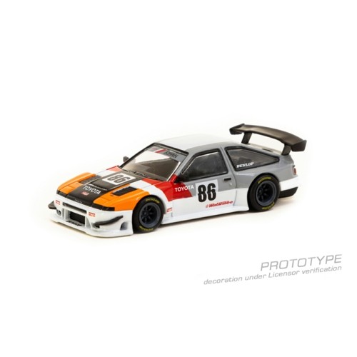 TCT64G060TRD - 1/64 TOYOTA SPRINTER TRUENO AE86 WIDEBODY TRD