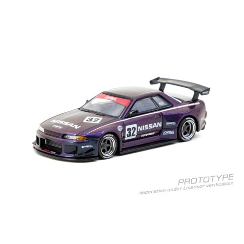 TCT64G061MP - 1/64 NISSAN SKYLINE R32 WIDEBOY - MIDNIGHT PURPLE