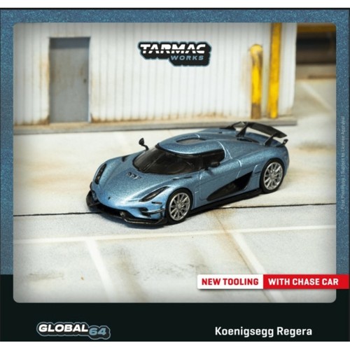 TCT64GTL017LB - 1/64 KOENIGSEGG REGERA - LIGHT BLUE METALLIC