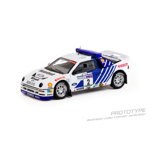 TCT64P00186RAC2 - 1/64 FORD RS200 LOMBARD RAC RALLY 1986 S.BLOMQVIST/B.BERGLUND