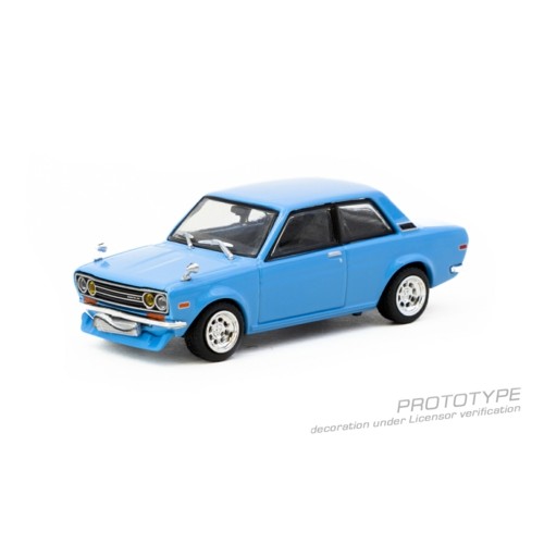 TCT64R052LB - 1/64 DATSUN 510 LIGHT BLUE