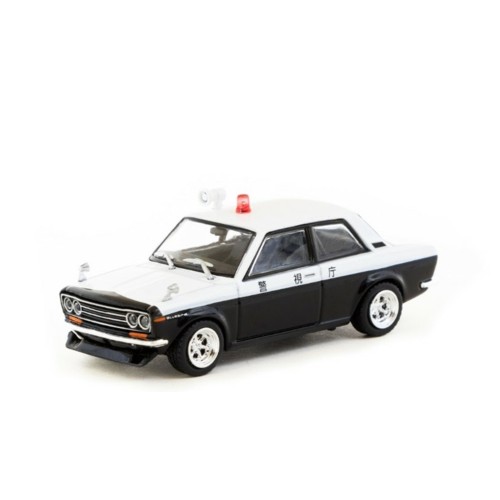 TCT64R052PC - 1/64 DATSUN 610 POLICE CAR