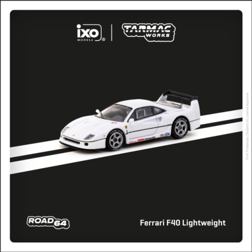 TCT64R076WH - 1/64 FERRARI F40 LIGHTWEIGHT WHITE