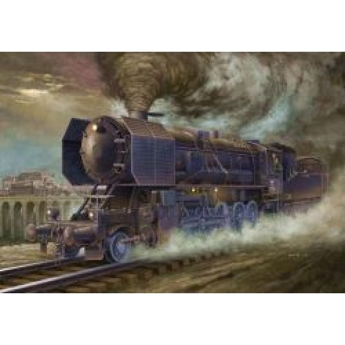 TM00210 - 1/35 BR-52 KRIEGSLOCOMOTIVE ARMOURED STEAM LOCO W/ STEIFRAHMENTENDER (PLASTIC KIT)