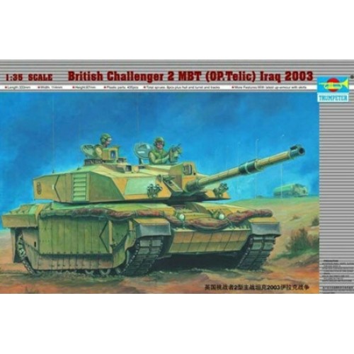 TM00323 - 1/35 BRITISH CHALLENGER 2 MBT (OP. TELIC) IRAQ 2003 (PLASTIC KIT)