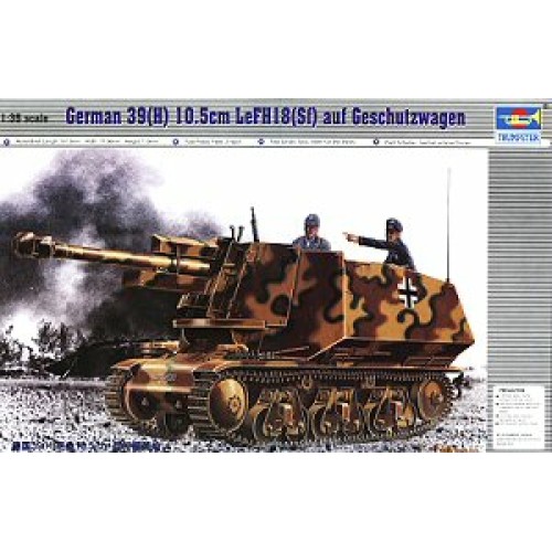 TM00353 - 1/35 GERMAN 39(H) 105MM LEFH18 AUF GESCHUTZWAGEN (PLASTIC KIT)