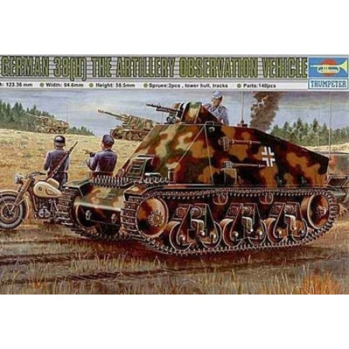 TM00355 - 1/35 GERMAN 38(H) THE ARTILLERY OBSERVATION VEHICLE (PLASTIC KIT)