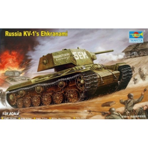 TM00357 - 1/35 RUSSIA KV-1 EHKRANAMI (PLASTIC KIT)