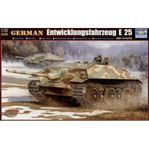 TM00383 - 1/35 GERMAN E-25 TANK (PLASTIC KIT)