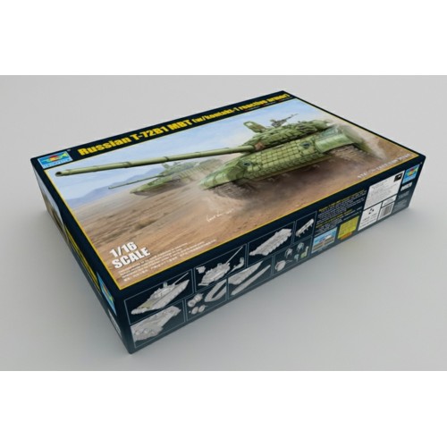 TM00925 - 1/16 RUSSIAN T-72B/B1 MBT REATIV ARMOUR (PLASTIC KIT)