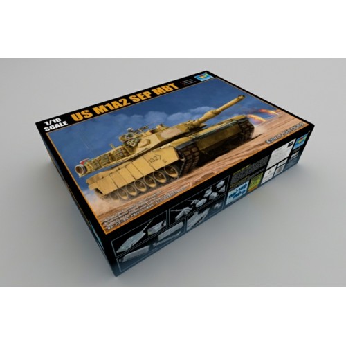 TM00927 - 1/16 US M1A2 SEP ABRAMS MAIN BATTLE TANK (PLASTIC KIT)