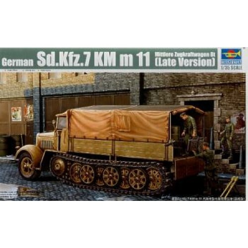 TM01507 - 1/35 SD.KFZ.7 KM M 11 (LATE VERSION) WITH COVERED REAR (PLASTIC KIT)