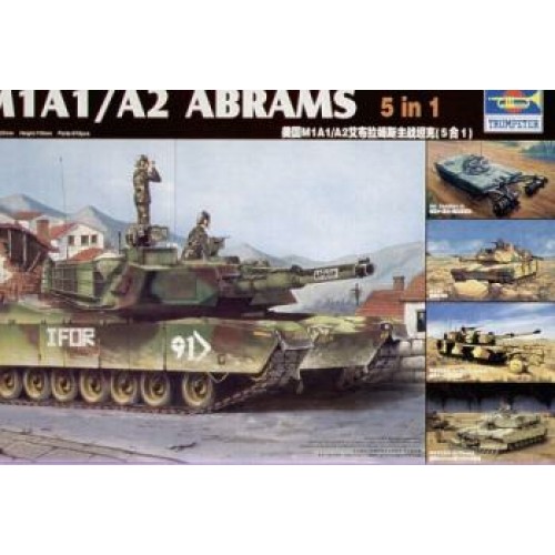 TM01535 - 1/35 M1A1/A2 ABRAMS '5-IN-1' (PLASTIC KIT)