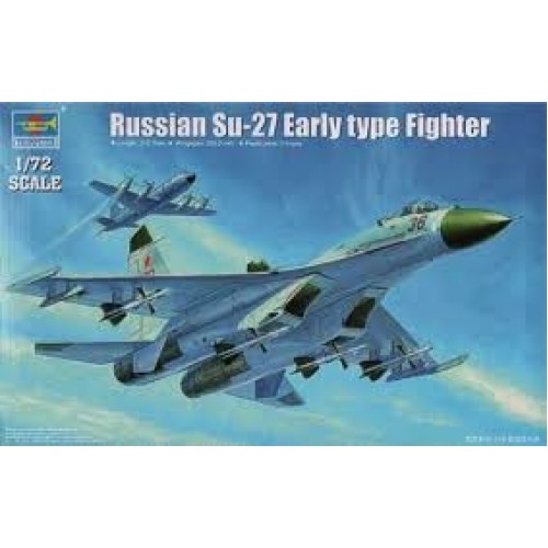 TM01661 - 1/72 SUKHOI SU-27 FLANKER EARLY (PLASTIC KIT)