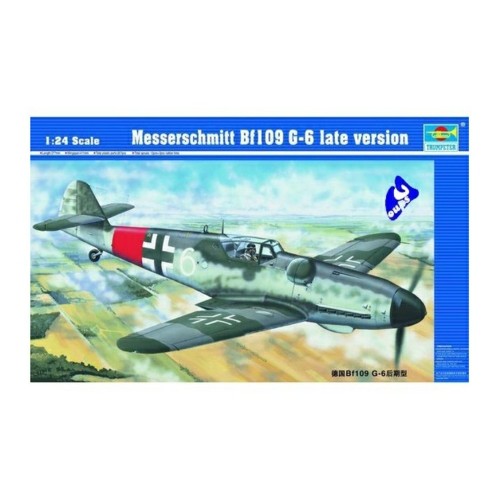 TM02408 - 1/24 MESSERSCHMITT BF109 G-6 LATE VERSION (PLASTIC KIT)