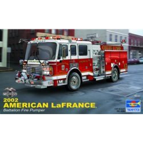 TM02506 - 1/25 AMERICAN LAFRANCE 2002 BATCALION PUMPER FIRE TRUCK (PLASTIC KIT)