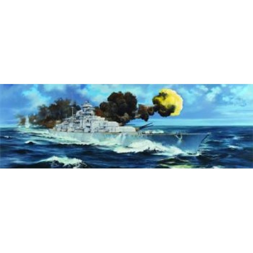 TM03702 - 1/200 GERMAN BATTLESHIP BISMARCK 1940 (PLASTIC KIT)