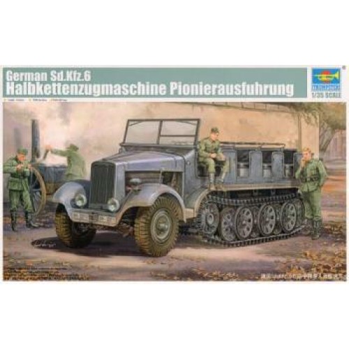 TM05530 - 1/35 GERMAN SD.KFZ.6 HALBKETTENZUGMASCHINE PIONIERAUSFUHRUNG (PLASTIC KIT)