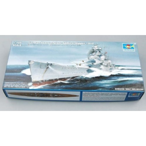 TM05775 - 1/700 ADMIRAL HIPPER 1940 GERMAN CRUISER (PLASTIC KIT)