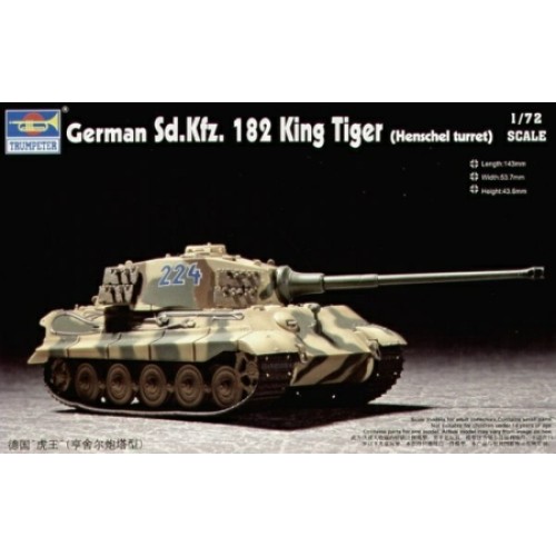 TM07201 - 1/72 KING TIGER (PLASTIC KIT)