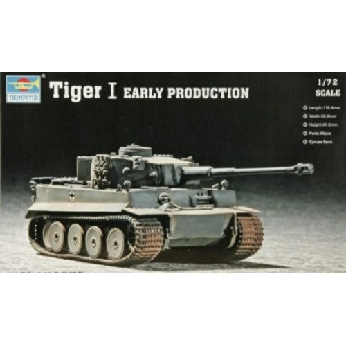 TM07242 - 1/72 TIGER I (EARLY) (PLASTIC KIT)