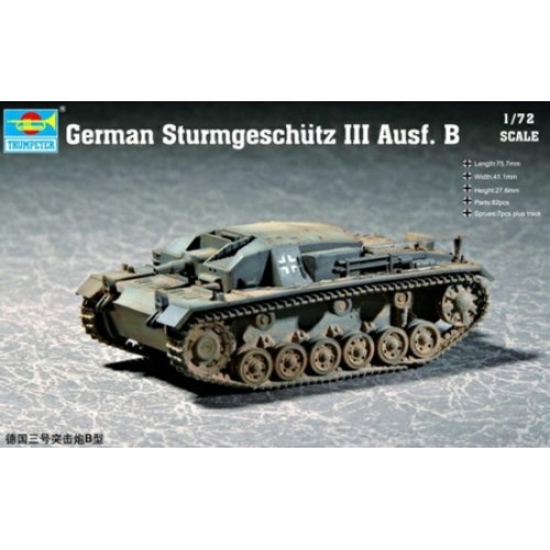 TM07256 - 1/72 STURMGESCHUTZ/STUG III AUSF.B (PLASTIC KIT)