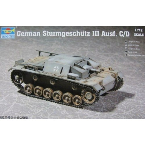 TM07257 - 1/72 STURMGESCHUTZ/STUG III AUSF.C/D (PLASTIC KIT)