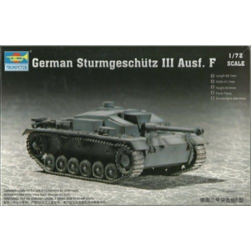 TM07259 - 1/72 STURMGESCHUTZ/STUG III AUSF.F (PLASTIC KIT)