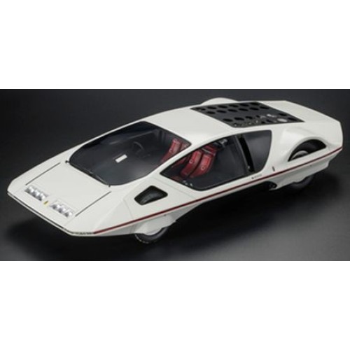 TOP1244A - 1/12 PININFARINA MODULO 1970 GENEVE MOTOR SHOW WHITE