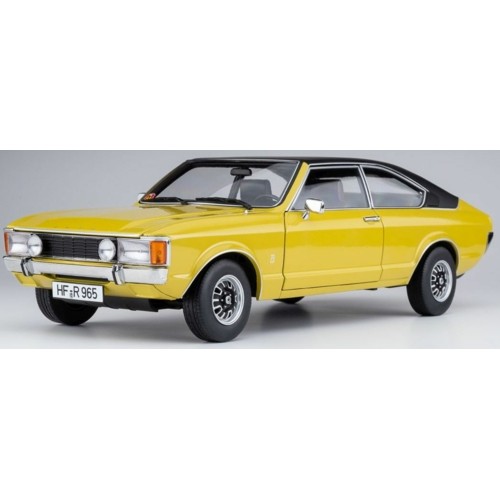 TOU18080005 - 1/18 FORD GRANADA CONSUL COUPE GT 2.3 YELLOW AND BLACK