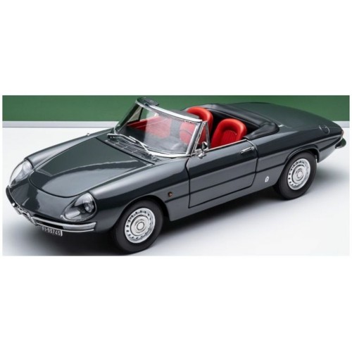 TOU18120003 - 1/18 ALFA ROMEO 1600 DUETTO SPIDER 1966 GRIGIO GRAPHITE - LIMITED EDITION