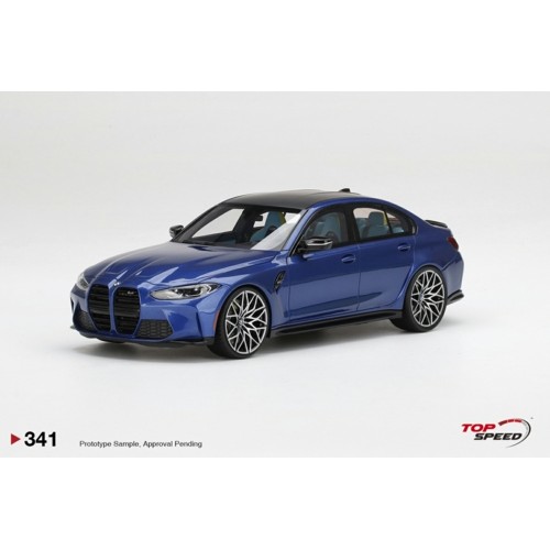 TS0341 - 1/18 BMW M3 COMPETITION (G80) PORTIMAO BLUE METALLIC