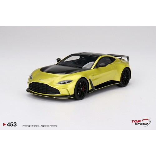 TS0453 - 1/18 ASTON MARTIN V12 VANTAGE COSMOPOLITIAN YELLOW