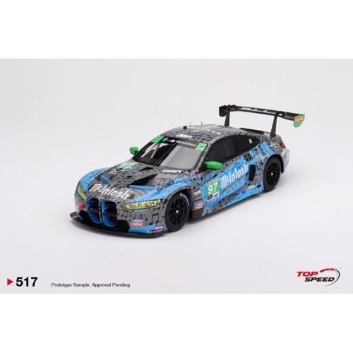 TS0517 - 1/18 BMW M4 GT3 NO.97 TURNER MOTORSPORTS IMSA 2023 LAGUNA SECA GTD 2ND PLACE