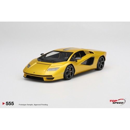 TS0555 - 1/18 LAMBORGHINI COUNTACH LPI 800-4 NEW GIALLO ORION