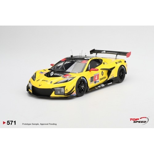 TS0571 - 1/18 CHEVROLET CORVETTE Z06 GT3.R NO.4 CORVETTE RACING BY PRATT MILLER MOTORSPORTS 2024 IMSA DAYTONA 24 HRS