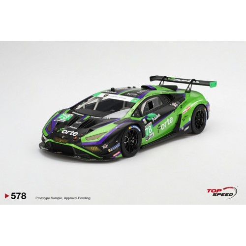 TS0578 - 1/18 LAMBORGHINI HURACAN GT3 EVO2 NO.78 FORTE RACING 2024 IMSA DAYTONA 24 HRS