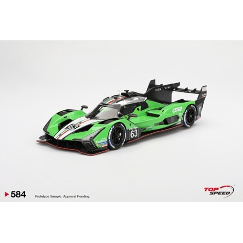 TS0584 - 1/18 LAMBORGHINI SC63 NO.63 IRON LYNX 2024 IMSA SEBRING 12 HRS