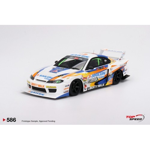 TS0586 - 1/18 NISSAN LB-SUPER SILHOUETTE S15 SILVIA NO.555 2023 FORMULA DRIFT JAPAN